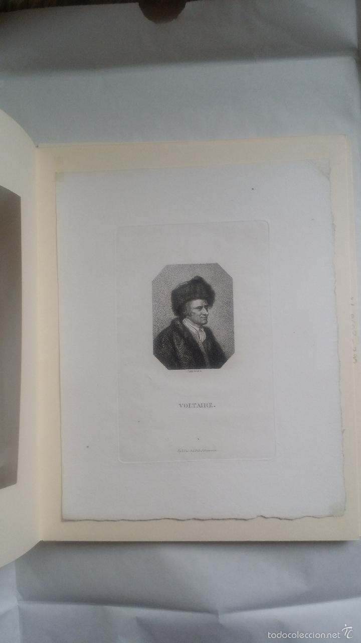 Arte: VOLTAIRE: grabado de GOTTSCHICK / 1820 - Foto 4