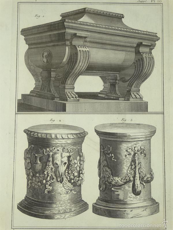 Arte: Antiquit&eacute;s romaines . Diderot- DAlembert, 1775 - Foto 2
