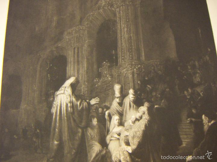 Arte: Grabado de Rembrandt de 1906 - Foto 2