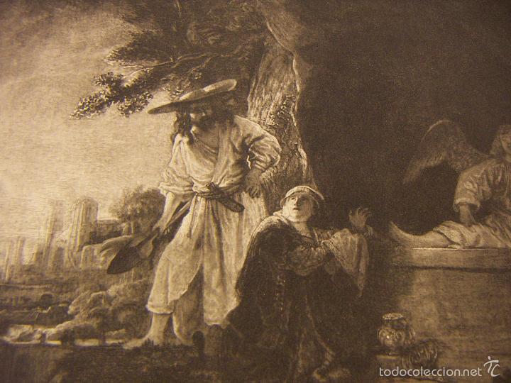 Arte: Grabado de Rembrandt de 1906 - Foto 2
