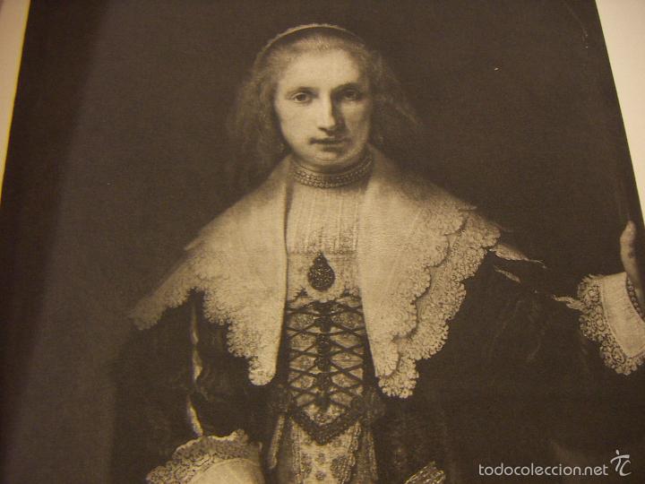 Arte: Grabado de Rembrandt de 1906 - Foto 2