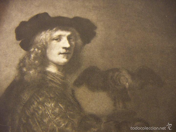 Arte: Grabado de Rembrandt de 1906 - Foto 2