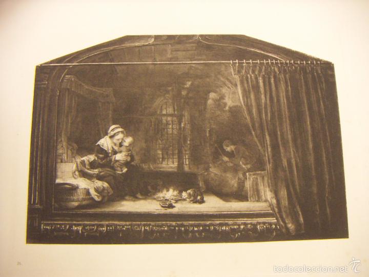 Arte: Grabado de Rembrandt de 1906 - Foto 1