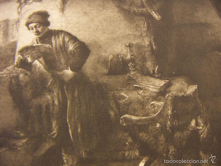 Arte: Grabado de Rembrandt de 1906 - Foto 2