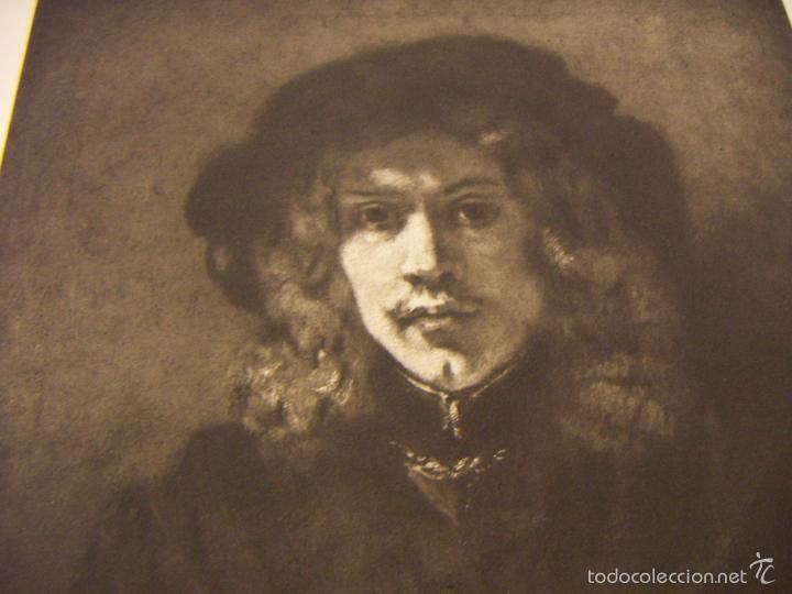 Arte: Grabado de Rembrandt de 1906 - Foto 2