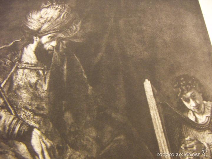 Arte: Grabado de Rembrandt de 1906 - Foto 2