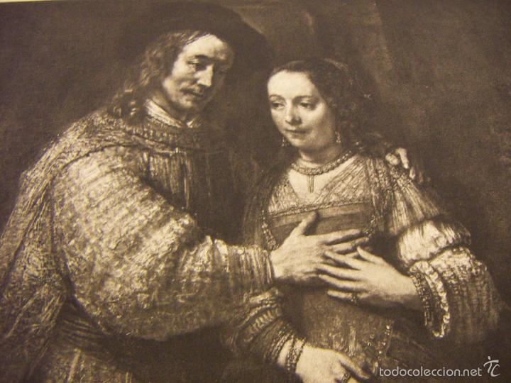 Arte: Grabado de Rembrandt de 1906 - Foto 2