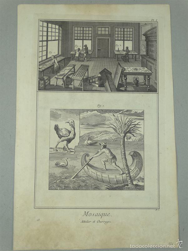Arte: Mosaico I, 1775. Diderot/DAlembert - Foto 1