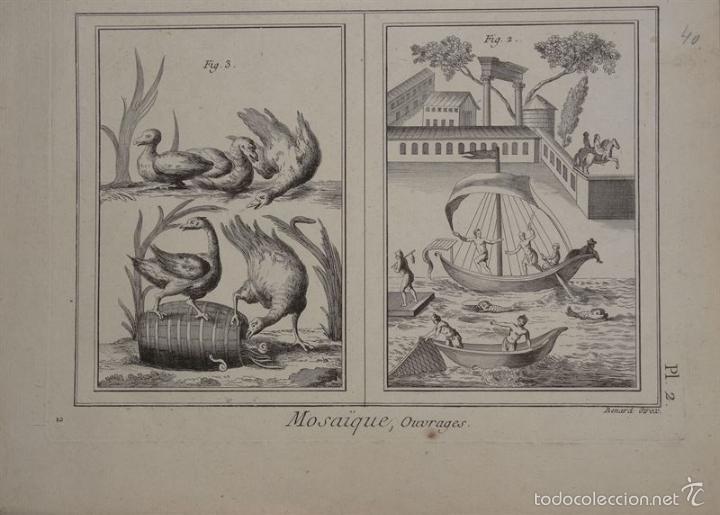 Arte: Mosaico II, 1775. Diderot/DAlembert/Bernard - Foto 2