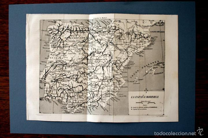 Arte: 1854 - MAPA DE ESPA&Ntilde;A - GRABADO - GRAVURE - ENGRAVING - Foto 1