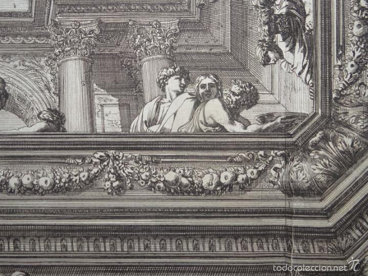 Arte: Escenas mitol&oacute;gicas y dise&ntilde;os geom&eacute;tricos. 1751. Le Pautre - Foto 3