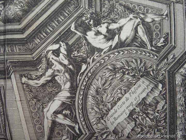 Arte: Escenas mitol&oacute;gicas y dise&ntilde;os geom&eacute;tricos. 1751. Le Pautre - Foto 4