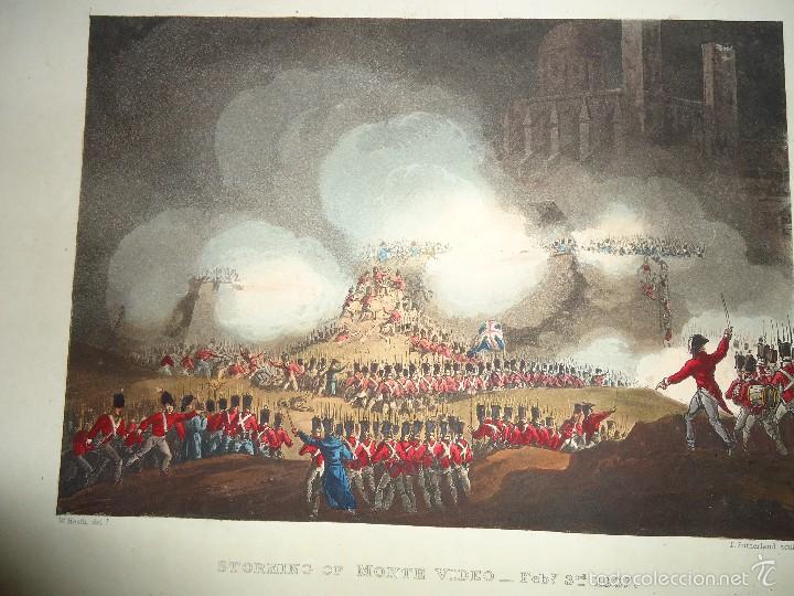 Art: STORMING OF MONTE VIDEO - Feb.y 3rd. 1807. SITIO DE MONTEVIDEO. London, 1815