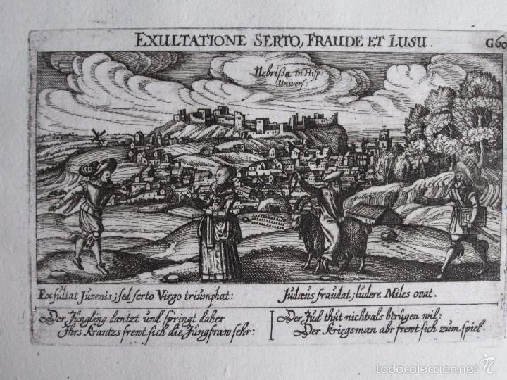 Arte: 1638- VALLADOLID. GRABADO ORIGINAL DE MEISNER. - Foto 2