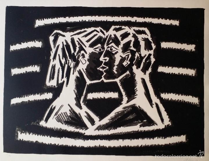 Arte: Robert Llimos: litograf&iacute;a firmada y numerada a mano / 1985