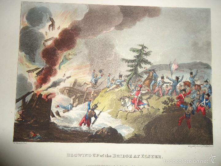 Art: 1815 - MILITAR - RETIRADA DE LEIPZIG - VOLADURA PUENTE ELSTER -19 OCT. 1813 - DEUTSCHLAND ALEMANIA