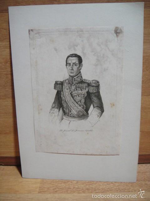 Arte: el general d. jeronimo valdes -  jose gomez lo grab&oacute;
