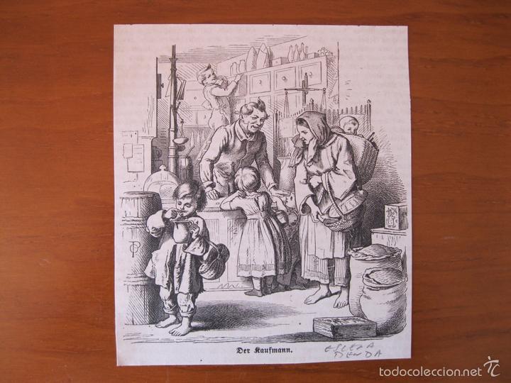 Arte: Profesiones: El comerciante, 1862 - Foto 2