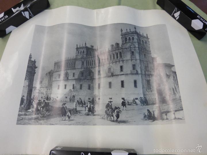 Art: GRABADO DE SALAMANCA ANTIGUA -PALACIO  MONTEREY Y CHARROS  - GRAN TAMA&Ntilde;O IDEAL PARA ENMARCAR