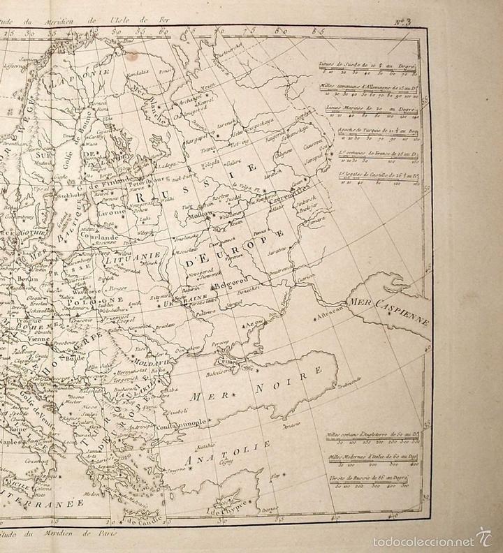 Arte: Mapa de Europa, 1787. Bonne - Foto 3