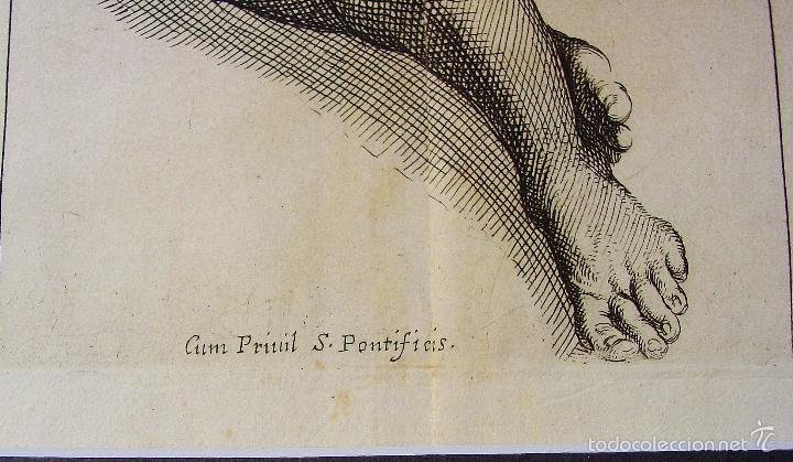 Arte: TRES DESNUDOS MASCULINOS. ARNOLD VAN WESTERHOUT (1651-1725). GRABADOR: CARLO CESIO. SIGLO XVII - Foto 5 - 58127812