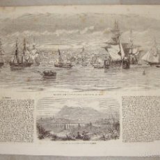 Arte: ALGECIRAS. THE ILLUSTRATED LONDON NEWS. 1859