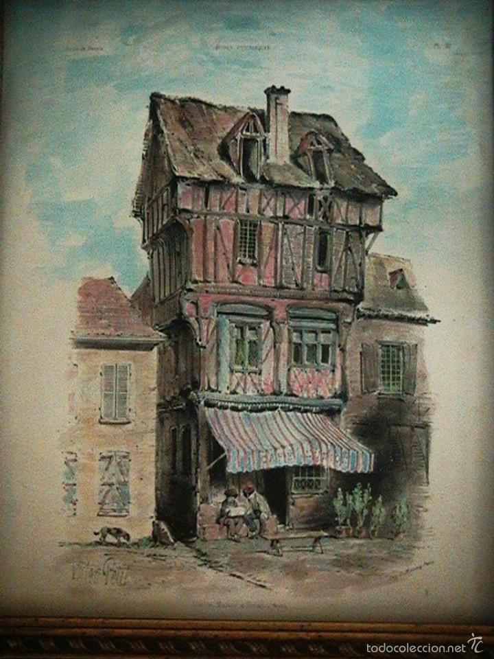 Arte: grabado antiguo franc&eacute;s - Foto 2