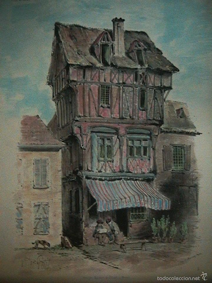 Arte: grabado antiguo franc&eacute;s - Foto 5
