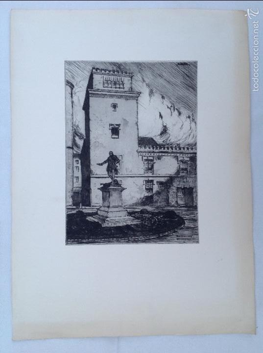 Arte: Grabado de J. Pedraza Ostos. - Foto 1