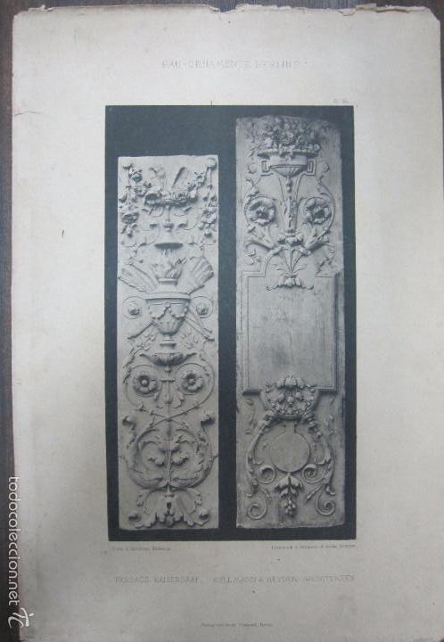 Arte: BAU-ORNAMENTE BERLINS. 44,3X32,3 CM - Foto 1