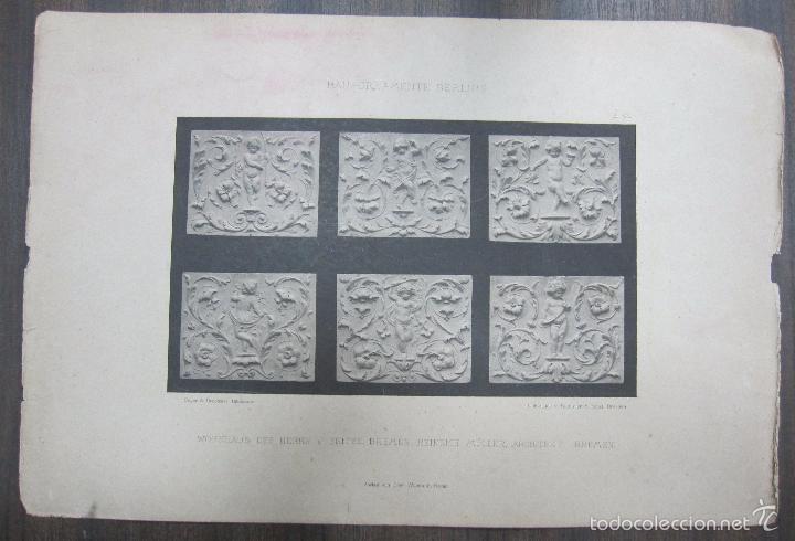 Arte: BAU-ORNAMENTE BERLINS. 44,3X32,3 CM - Foto 1