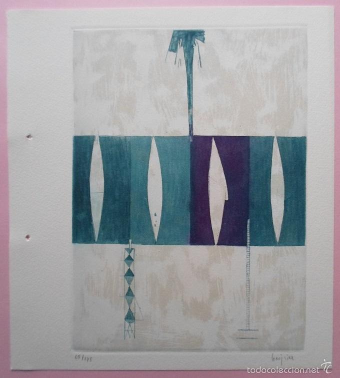 Art: Alejandro Corujeira (Buenos Aires, Argentina, 1961) grabado de 28x20 en 31x28cms firmado y 65/175