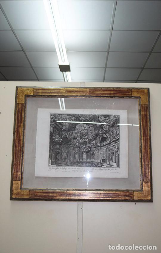 Arte: GRABADO ANTIGUO ESTILO BARROCO - Foto 1