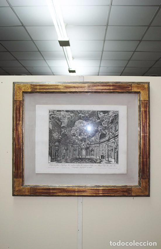 Arte: GRABADO ANTIGUO ESTILO BARROCO - Foto 2