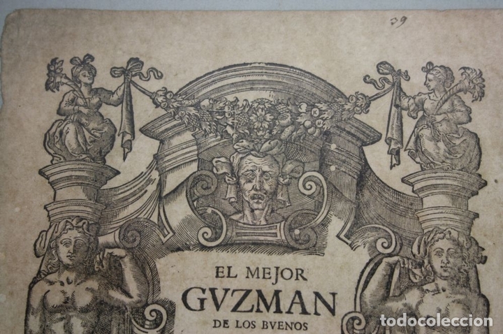 Arte: I2-010 GRABADO, FRONTISPICIO DE EL MEJOR GVZMAN DE LOS BUENOS(...) DE 1717 - Foto 7