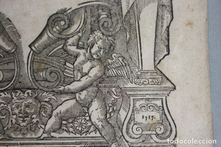 Arte: I2-010 GRABADO, FRONTISPICIO DE EL MEJOR GVZMAN DE LOS BUENOS(...) DE 1717 - Foto 12