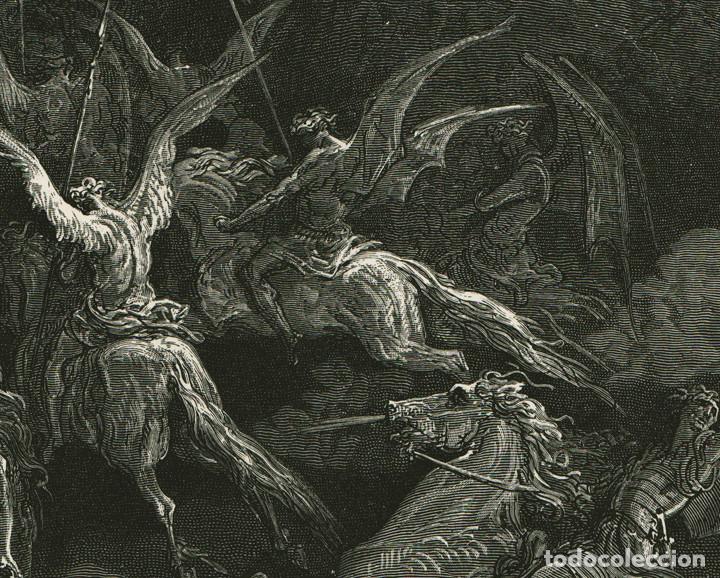 Original from The Dore Gallery Edmund Ollier 1870 Engraving from The Bible by Doré The plague of darkness