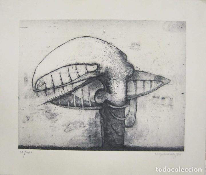 Arte: N. GUTI&Eacute;RREZ. Grabado de 1974 - Foto 1