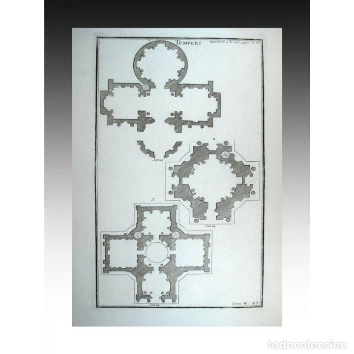 Arte: BERNARD DE MONTFAUCON - TEMPLOS - 1719 - Foto 1