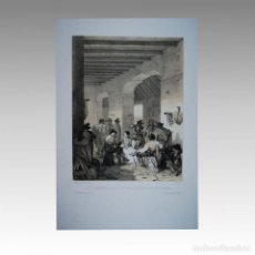 Arte: GENARO PÉREZ VILLAAMIL - LOS LADRONES EN UNA VENTA - 1842. Lote 54240187