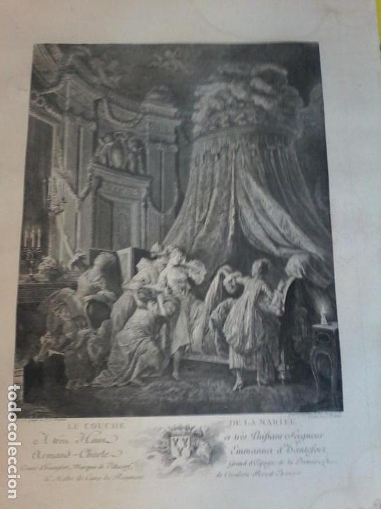 Arte: LE COUCHE DE LA MARIEE - AGUAFUERTE - GRABADO - - Foto 3