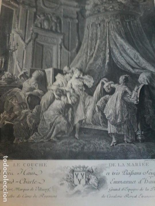 Arte: LE COUCHE DE LA MARIEE - AGUAFUERTE - GRABADO - - Foto 4