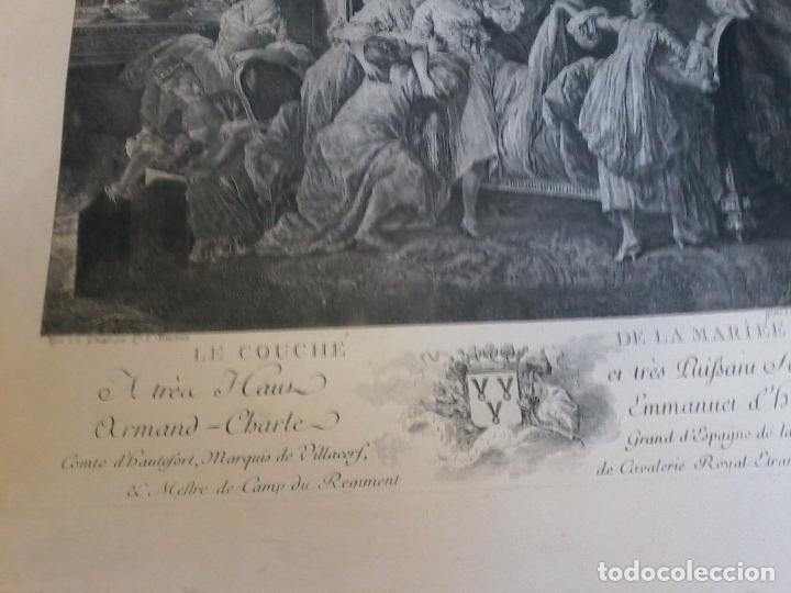 Arte: LE COUCHE DE LA MARIEE - AGUAFUERTE - GRABADO - - Foto 5