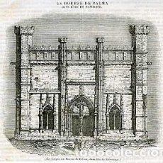 Arte: LA LONJA O BOLSA DE PALMA, EN LA ISLA DE MALLORCA. AÑO 1837. 