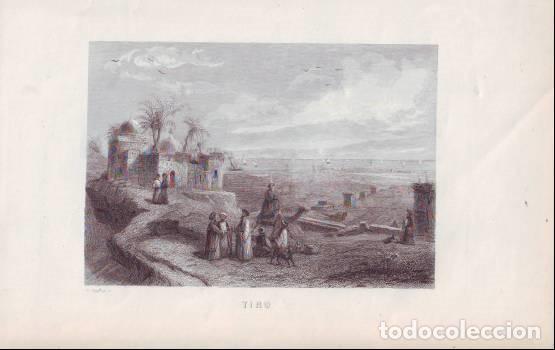 Arte: GEOFFROY: TIRO -L&iacute;bano- c.1860 - Foto 1