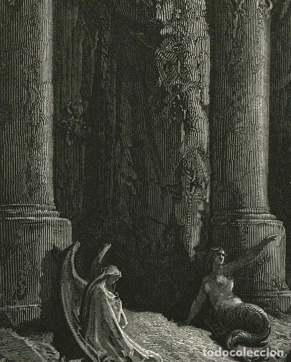 gustave doré, xilografía infolio 1870. el paraí Comprar