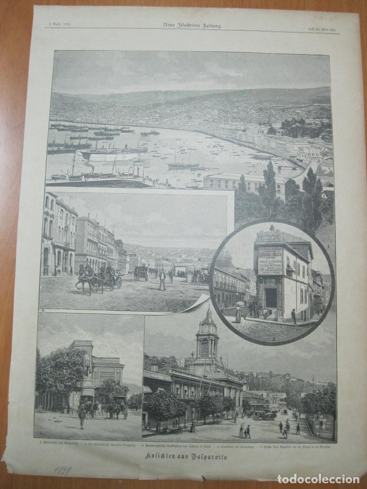 Kunst: Escenas y vistas de Valpara&iacute;so (Chile), 1891