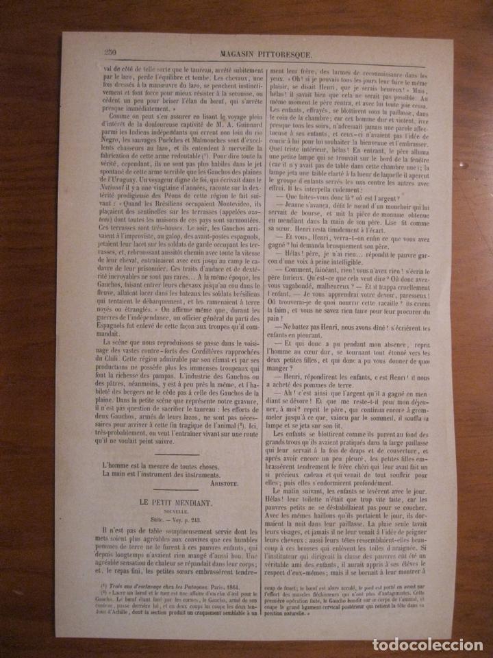 Arte: El lazo (Argentina), 1871 - Foto 2