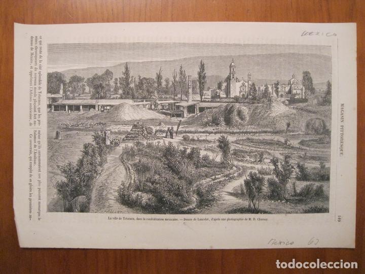 Kunst: Vista de la antigua ciudad de Tetzcuco (M&eacute;xico), 1863. Lancelot/Chamuy