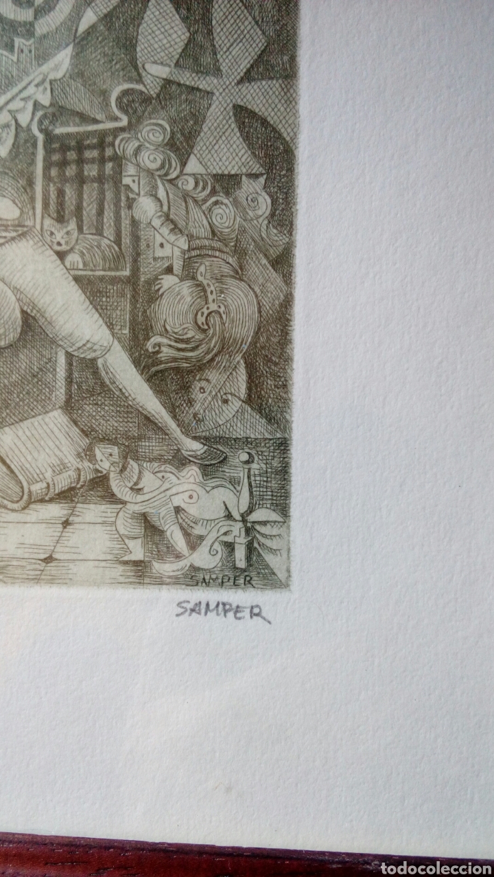Arte: Grabado de Ignacio Samper . MADRID 20x26 - Foto 3